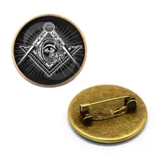 Значок Символ Иллюминатов, d.27мм, цвет бронз. ZNA016