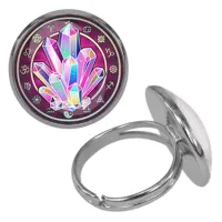 Безразмерное кольцо Магический кристалл KLF-0175