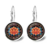 Серьги Лотос SEAP-0244