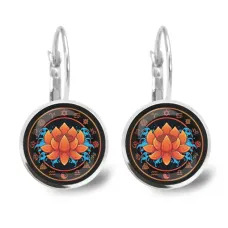 Серьги Лотос SEAP-0244
