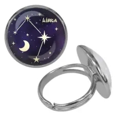 Безразмерное кольцо Знаки Зодиака - Весы KLF-0318