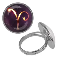 Безразмерное кольцо Знаки Зодиака - Овен KLF-0324