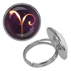 Безразмерное кольцо Знаки Зодиака - Овен KLF-0324