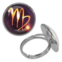 Безразмерное кольцо Знаки Зодиака - Дева KLF-0329