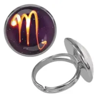 Безразмерное кольцо Знаки Зодиака - Скорпион KLF-0331