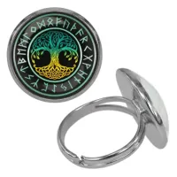 Безразмерное кольцо Дерево жизни KLF-A007