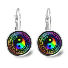 Серьги Инь-Ян SEAP-0267