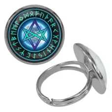 Безразмерное кольцо Уникурсальная гексаграмма KLF-A024