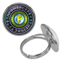 Безразмерное кольцо Руна Феху KLF-A030