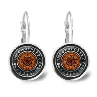 Серьги Кельтская пентаграмма SEAP-0270