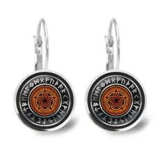 Серьги Кельтская пентаграмма SEAP-0270