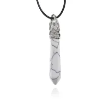 Большой маятник для биолокации на шнурке, кахолонг BJK283-03