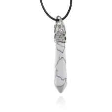 Большой маятник для биолокации на шнурке, кахолонг BJK283-03