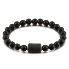 Браслет Знак Зодиака из шунгита Лев BJBS-319-05