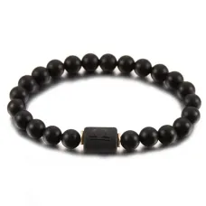 Браслет Знак Зодиака из шунгита Весы BJBS-319-07