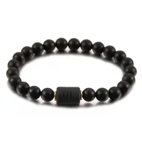 Браслет Знак Зодиака из шунгита Скорпион BJBS-319-08