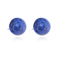 Серьги из камня Лазурит, d.12мм SE173-05