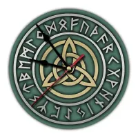 Часы настенные Трикветр 20см, пластик MCH053