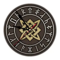 Часы настенные Звезда Руси 20см, пластик MCH056