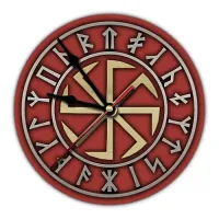 Часы настенные Солнцеворот 20см, пластик MCH057