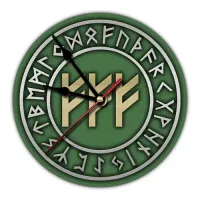 Часы настенные Материальное благополучие 20см, пластик MCH059