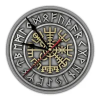 Часы настенные Вегвизир 20см, пластик MCH061