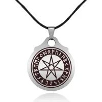 Амулет Звезда магов, мед.сталь XA002