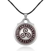 Амулет Трискель, мед.сталь XA009