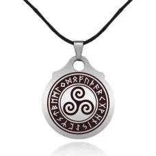 Амулет Трискель, мед.сталь XA009