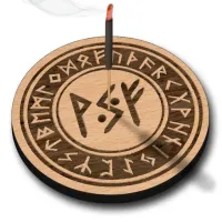 Подставка для благовоний Богатство на всех уровнях бытия, бук XP007