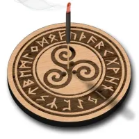 Подставка для благовоний Трискель, бук XP009