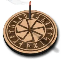 Подставка для благовоний Солнцеворот, бук XP012