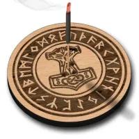 Подставка для благовоний Молот Тора, бук XP013