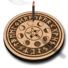 Подставка для благовоний Фазы Луны, бук XP021