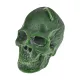 Свеча Череп БОЛЬШОЙ, 7,5х5х8см, цвет зеленый SVH048-04