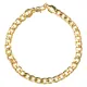 Браслет Цепь, 22см, цвет золотой BS457