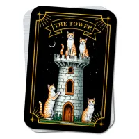 Кошачье Таро The Tower - Башня YAN721