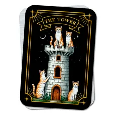 Кошачье Таро The Tower - Башня YAN721