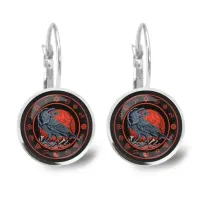 Серьги Ворон SEAP-0296