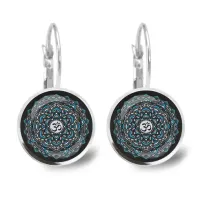Серьги Мандала Ом SEAP-0297
