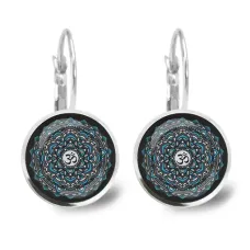 Серьги Мандала Ом SEAP-0297