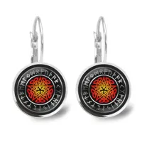 Серьги Пентаграмма SEAP-A005