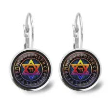 Серьги Звезда Давида SEAP-A008
