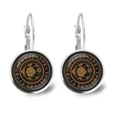 Серьги Месяц и Солнце SEAP-A019