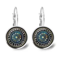 Серьги Астрологическая мандала SEAP-A020