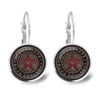 Серьги Пентаграмма и Дерево жизни SEAP-A021