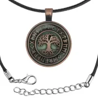 Кулон-амулет со шнурком Дерево жизни ALK806