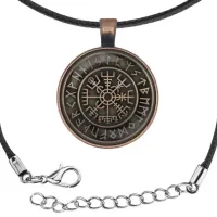 Кулон-амулет со шнурком Вегвизир ALK809