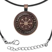 Кулон-амулет со шнурком Звезда Хаоса ALK817