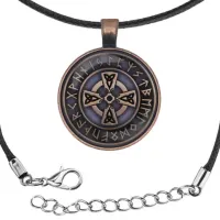 Кулон-амулет со шнурком Кельтский крест ALK821